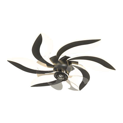 Flowers Leaves Shake-Head 3-Step Dimming Ceiling Fan
