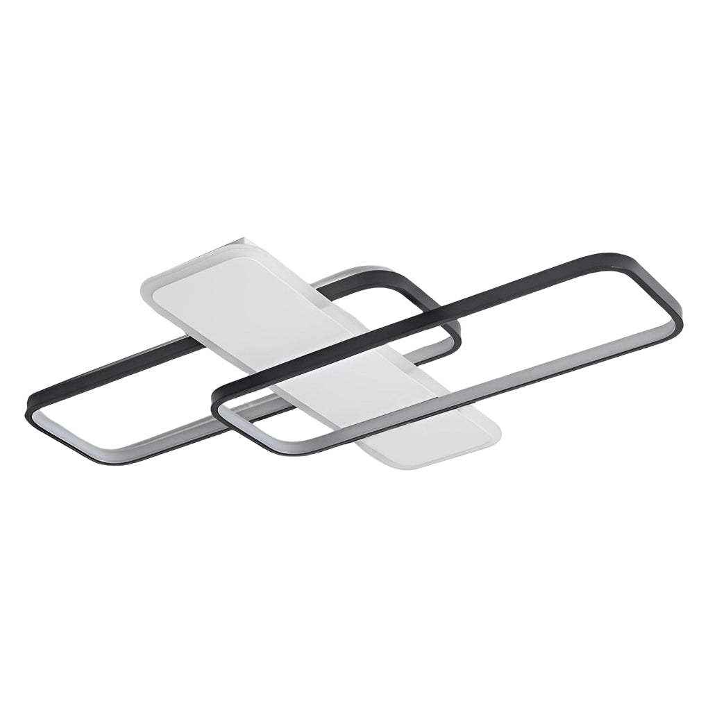 Overlapping Stepless Dimming Nordic Ceiling