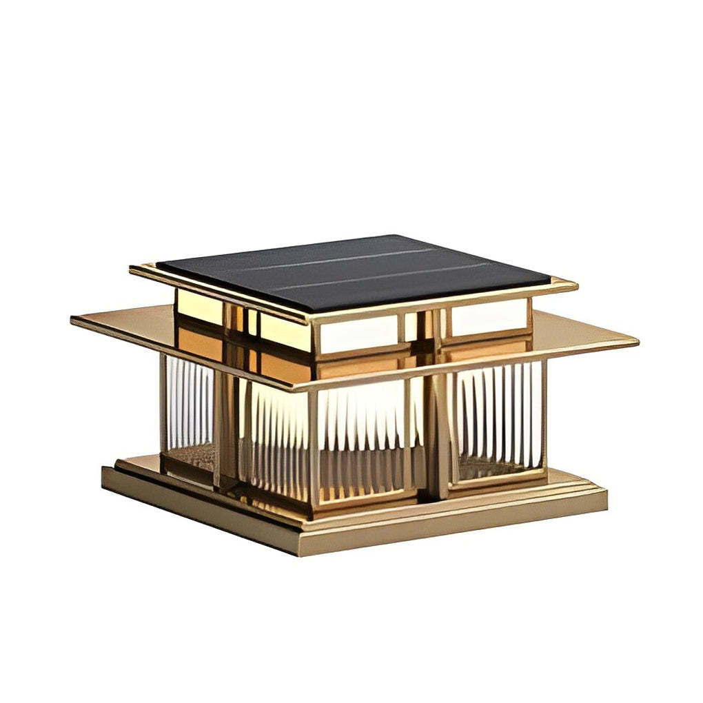 IP65 LED Modern Solar Post Cap Pillar Light