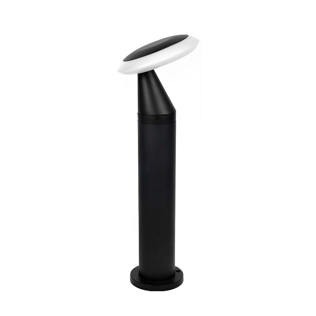 Waterproof Round Mushroom LED Black Modern Pathway Lights Lawn Lamp-Lighom