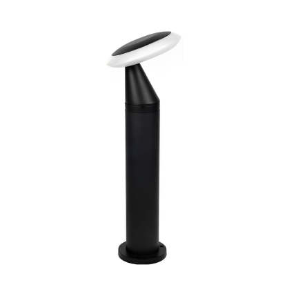 Waterproof Round Mushroom LED Black Modern Pathway Lights Lawn Lamp-Lighom