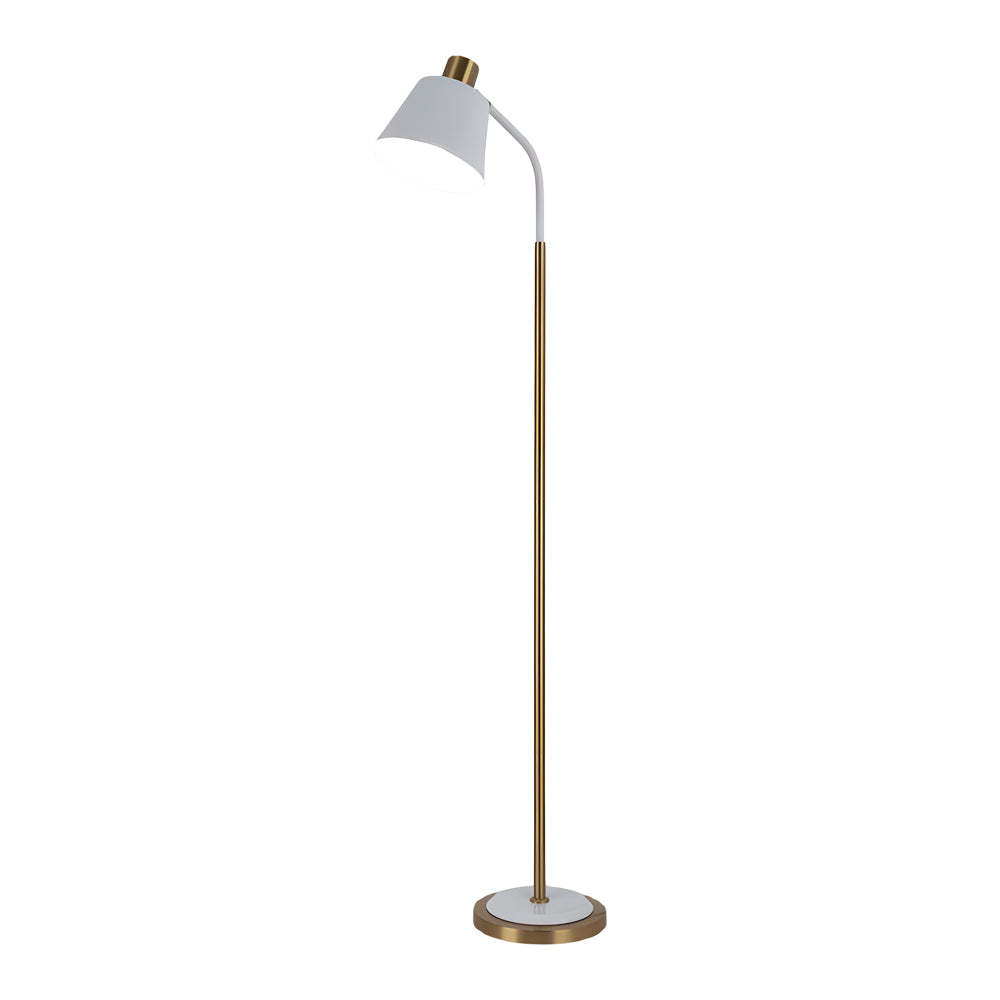 62" Metal 1-Bulb Rotatable Reading Floor Lamp