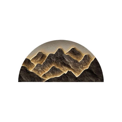 Semicircular LED Lighting Wall Decorative Painting-Lighom