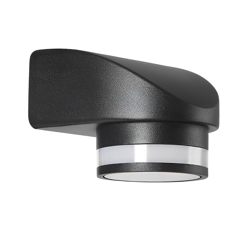 Round Up and Dawn Light LED Waterproof Black Outdoor Wall Washer Lights-Lighom