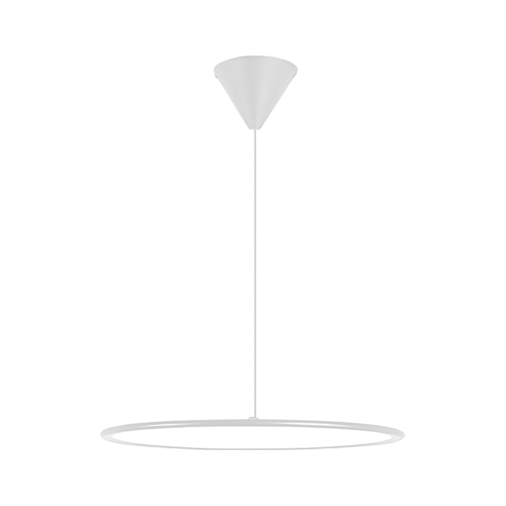 Minimalist Modern Circle Linear Industrial Pendant Lighting-Lighom