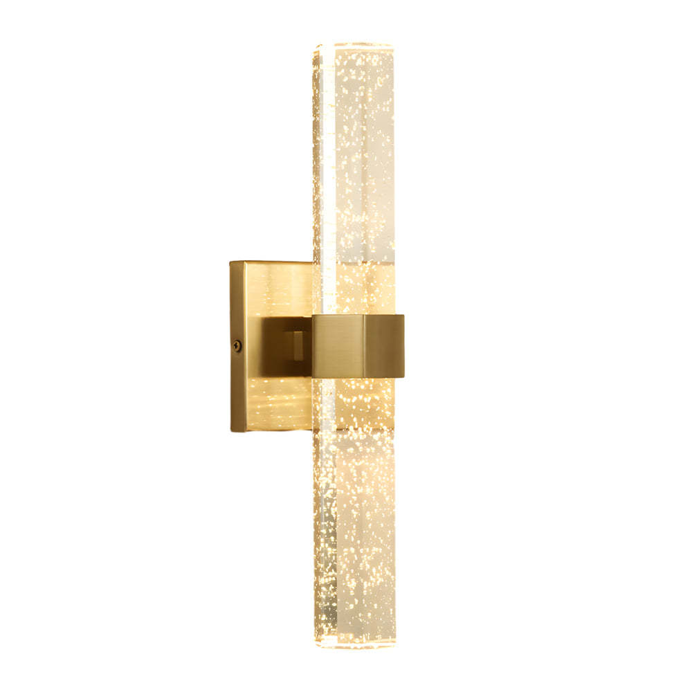 Bubble Crystal Strip Up-Down Modern Wall Lamp