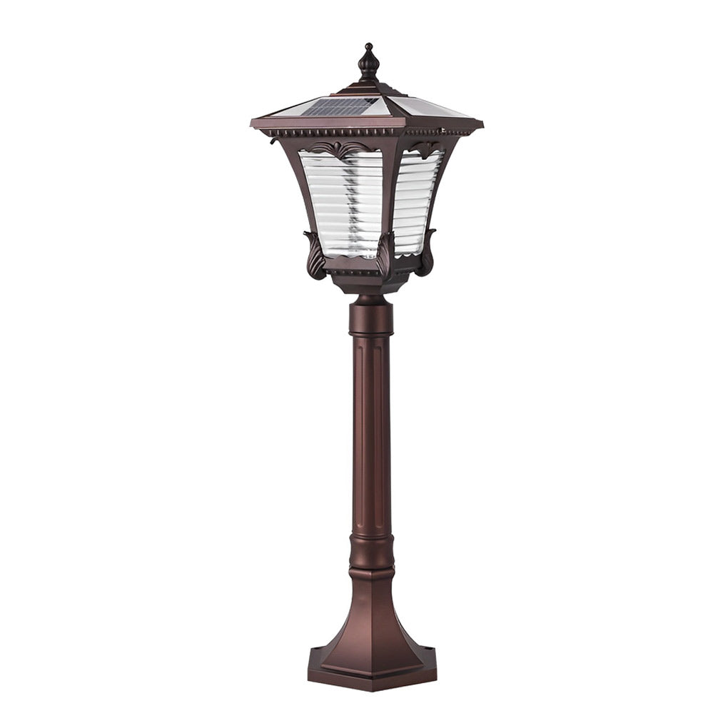 Vintage Intelligent Light Control LED Waterproof Retro Solar Lawn Lamp-Lighom