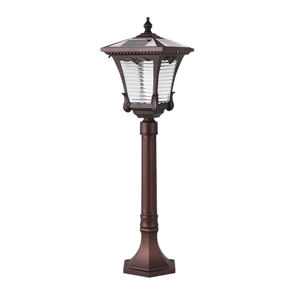 Vintage Intelligent Light Control LED Waterproof Retro Solar Lawn Lamp-Lighom