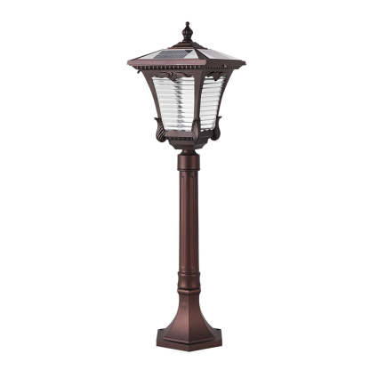 Vintage Intelligent Light Control LED Waterproof Retro Solar Lawn Lamp-Lighom