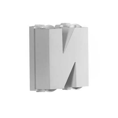N/V/W Letters Creative Waterproof Modern LED Outdoor Wall Sconce Lighting-Lighom