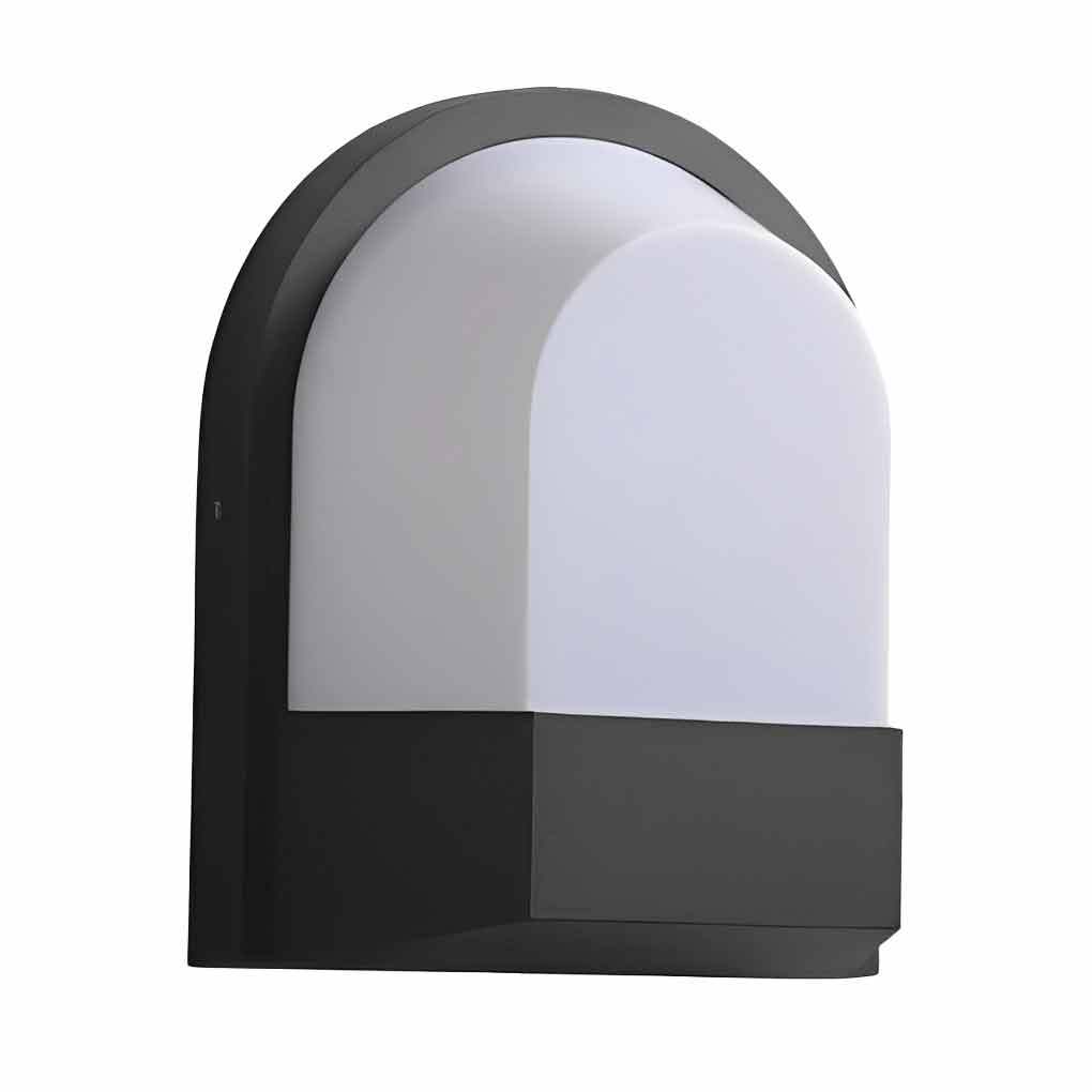 Minimalist Waterproof LED Dark Gray Modern Outdoor Wall Lamp Exterior Lights-Lighom