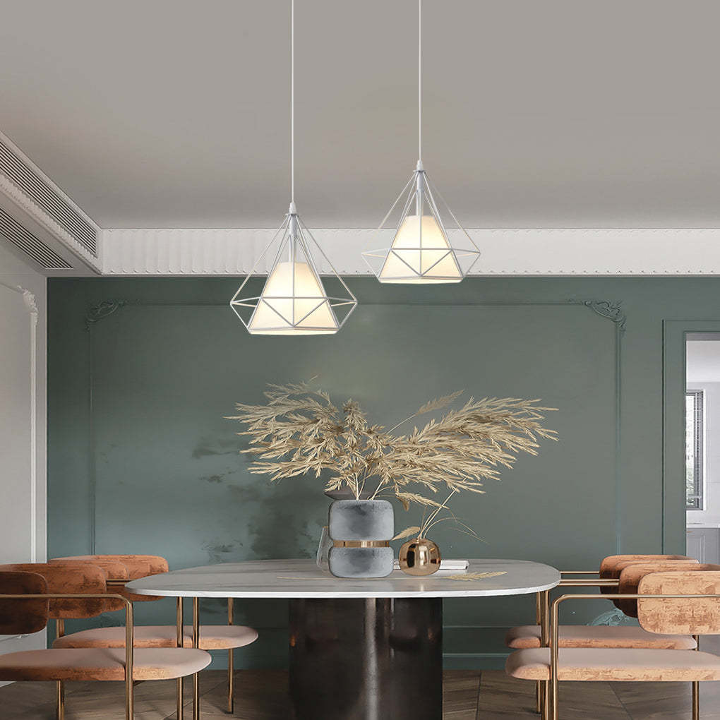 Geometric Metal LED Country Kitchen Island Pendant