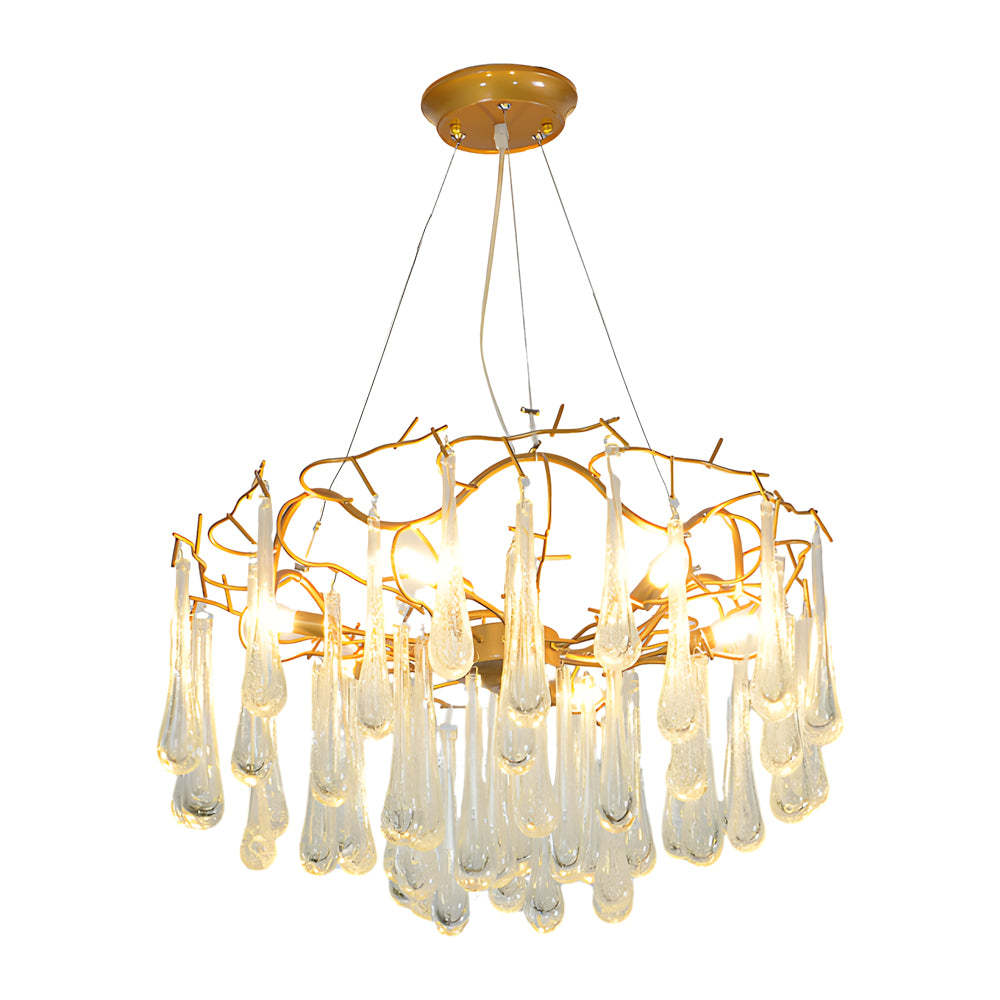 Modern Tree Branch Luxury Bubble Crystal Chandelier
