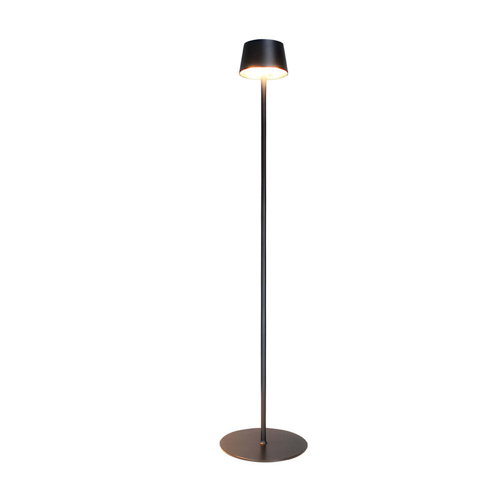 48.8-in Black Touch Dimming LED Rechargeable Floor Lamp-Lighom
