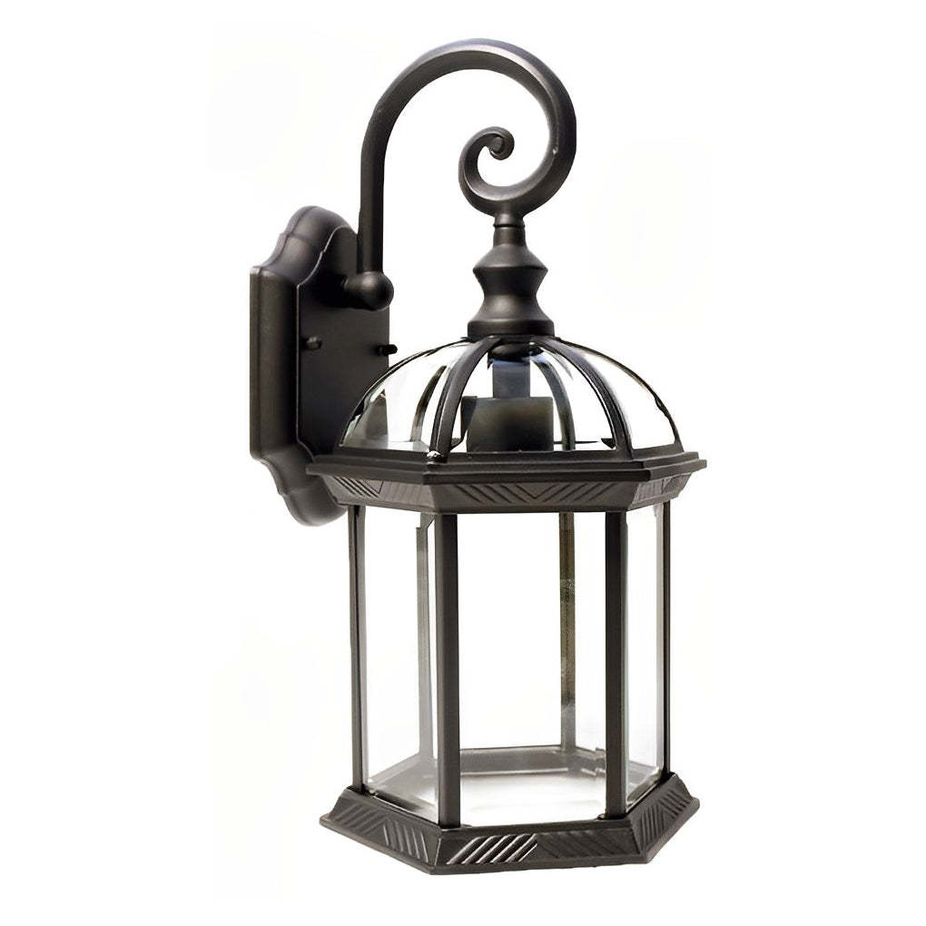 Double-Layer Glass E27 Vintage Wall Sconce
