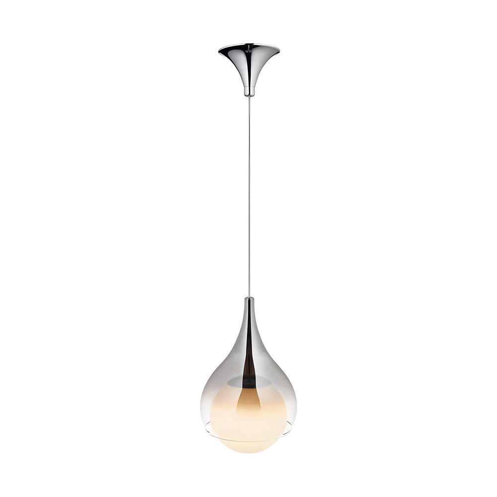Modern Teardrop Droplet Glass Adjustable Pendant