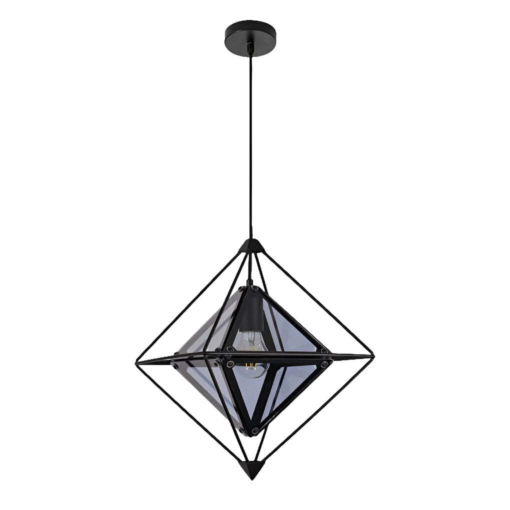 Geometric Glass Minimalist Island Pendant