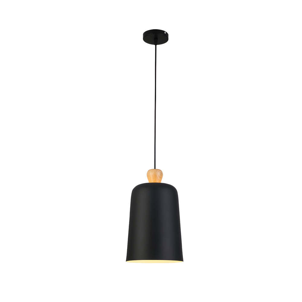 Pleat Box LED Black White Aluminum Pendant Light