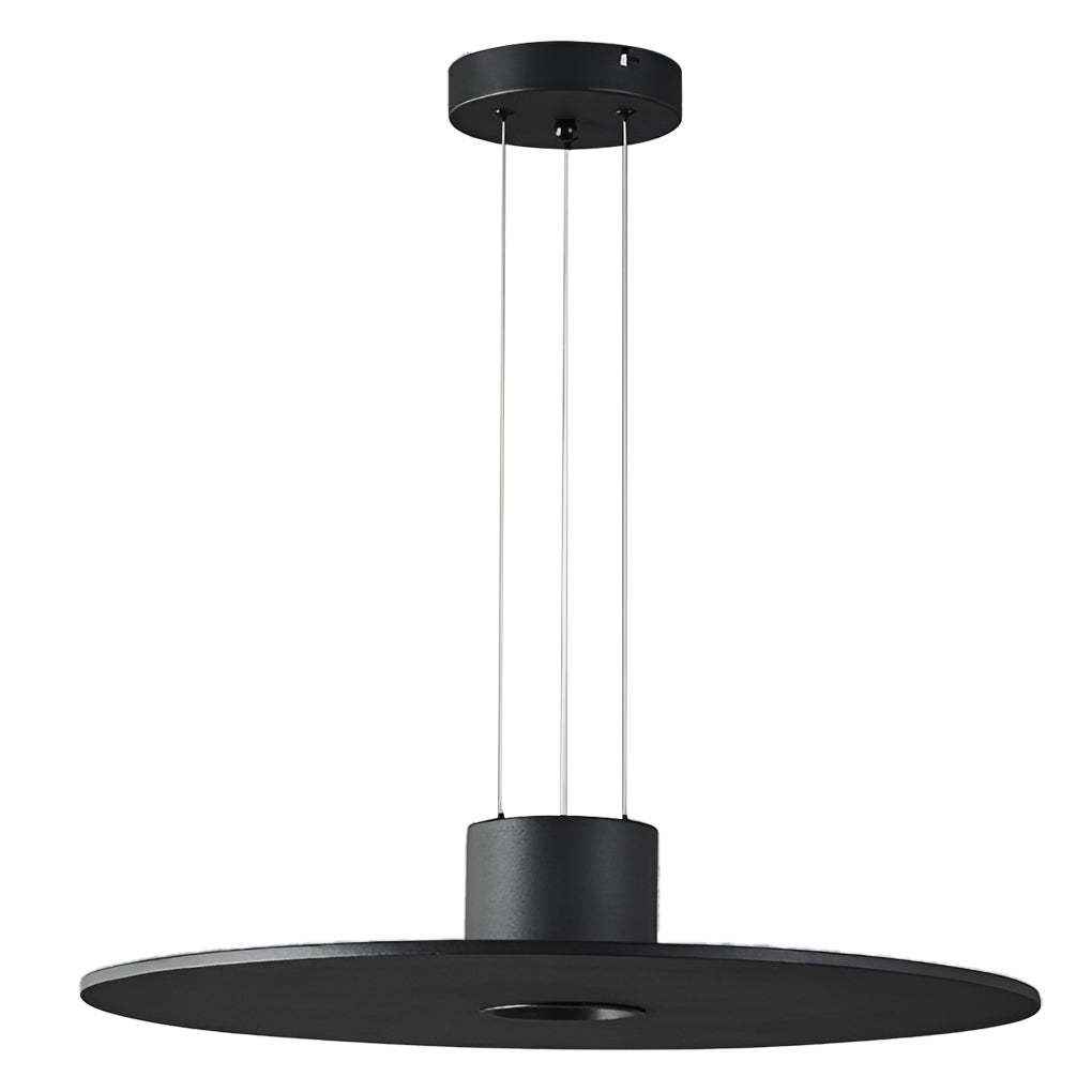 Round Plate LED Modern Island Pendant