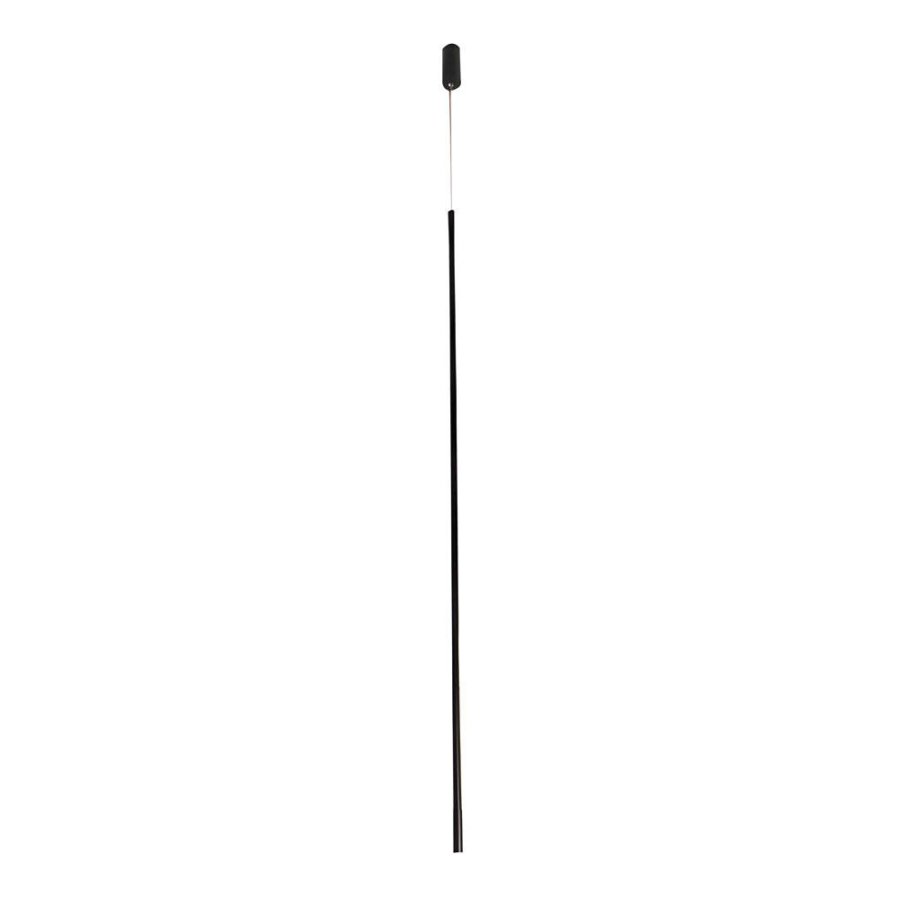 Black Long Vertical Linear LED Pendant