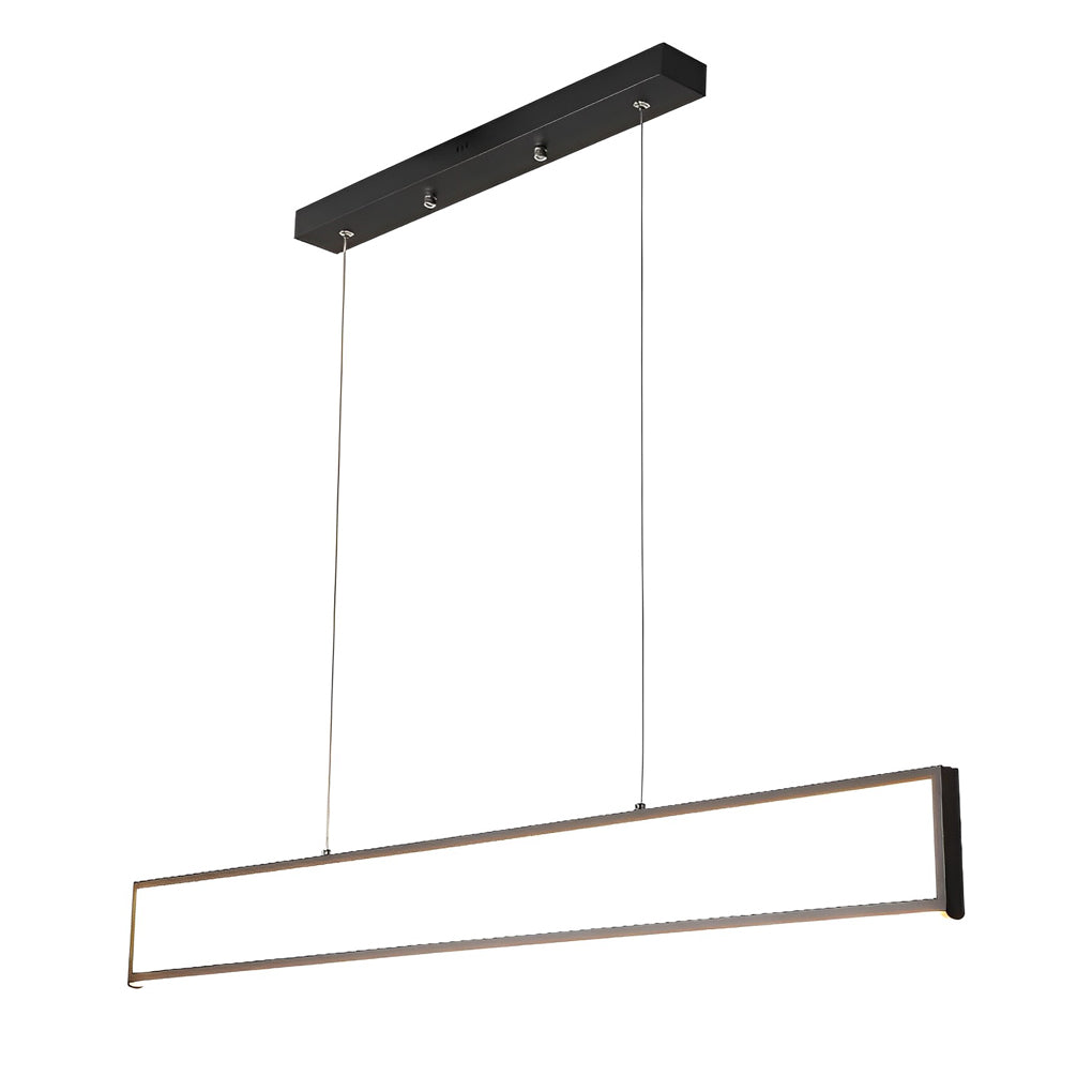 Rectangular Frame LED Modern Hanging Chandelier