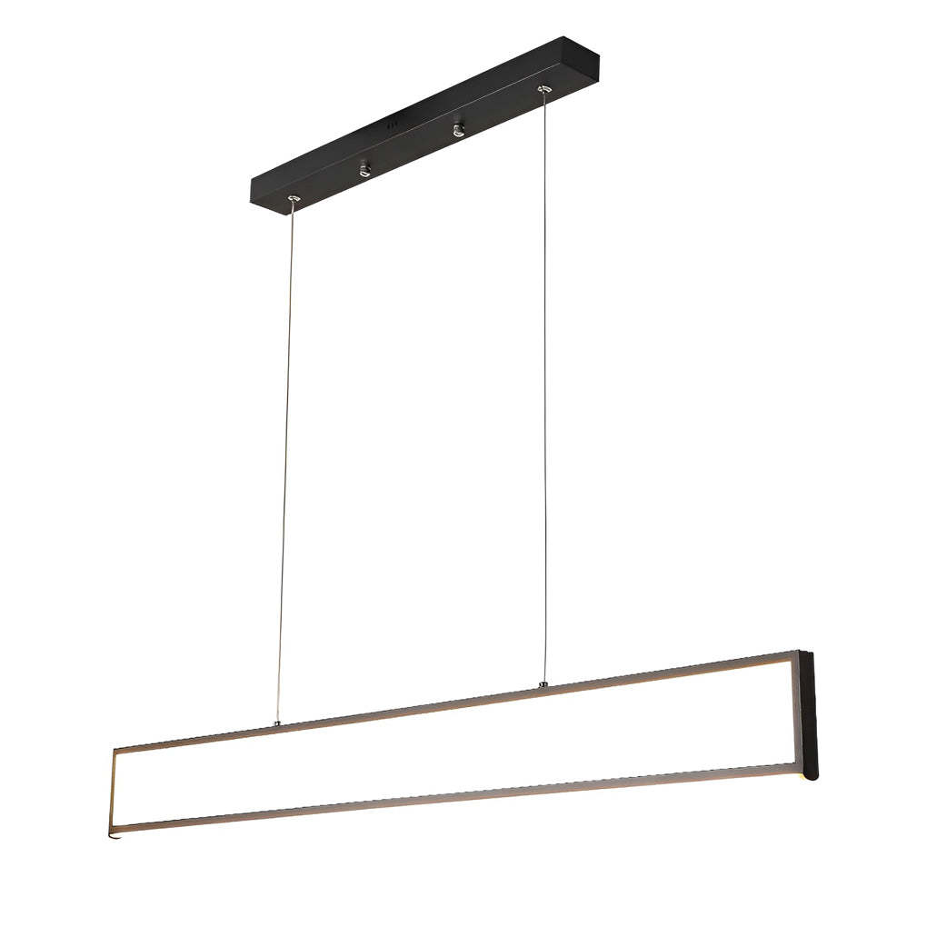 Rectangular Frame LED Modern Hanging Chandelier