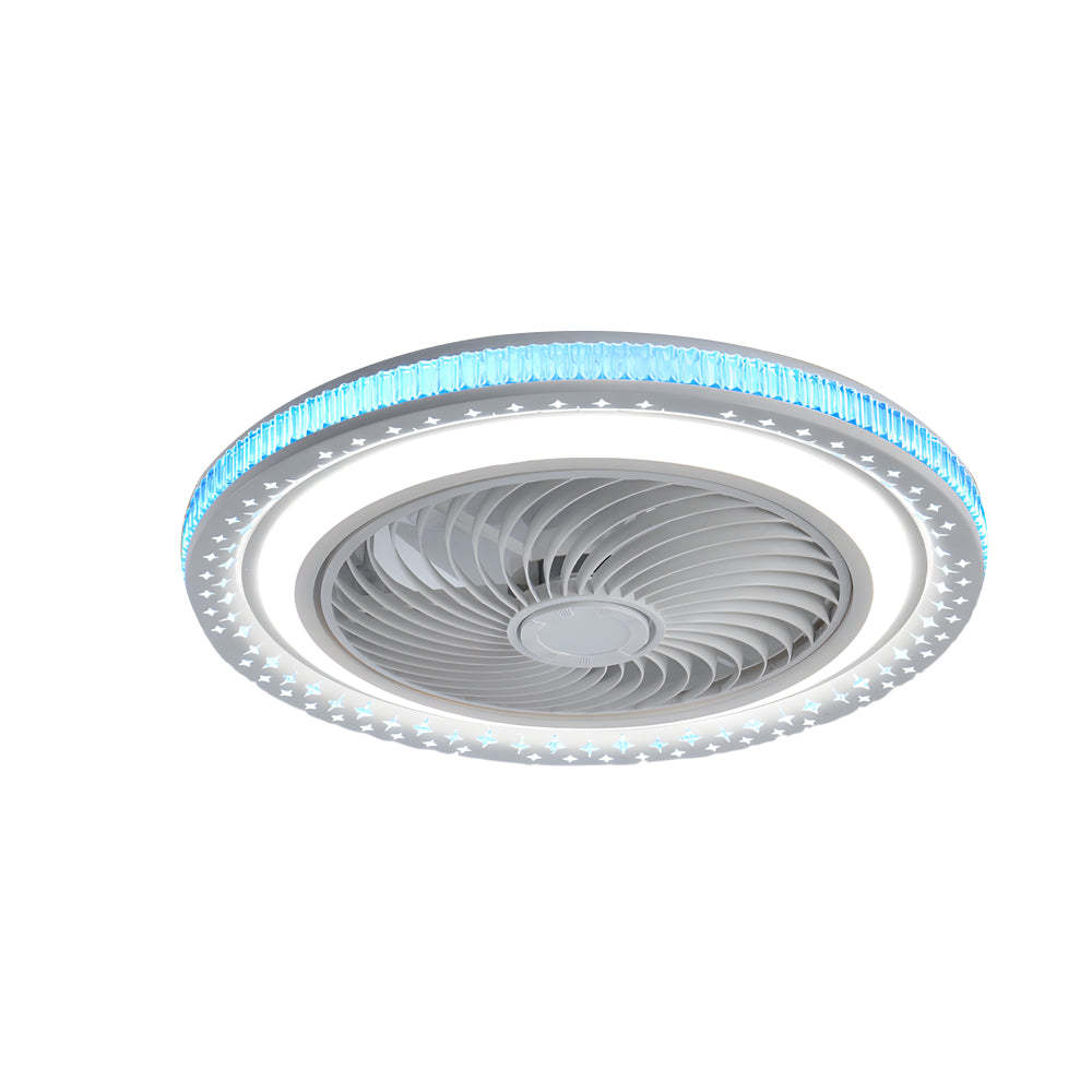 19.7 in. Bladeless LED Ceiling Fan with Remote