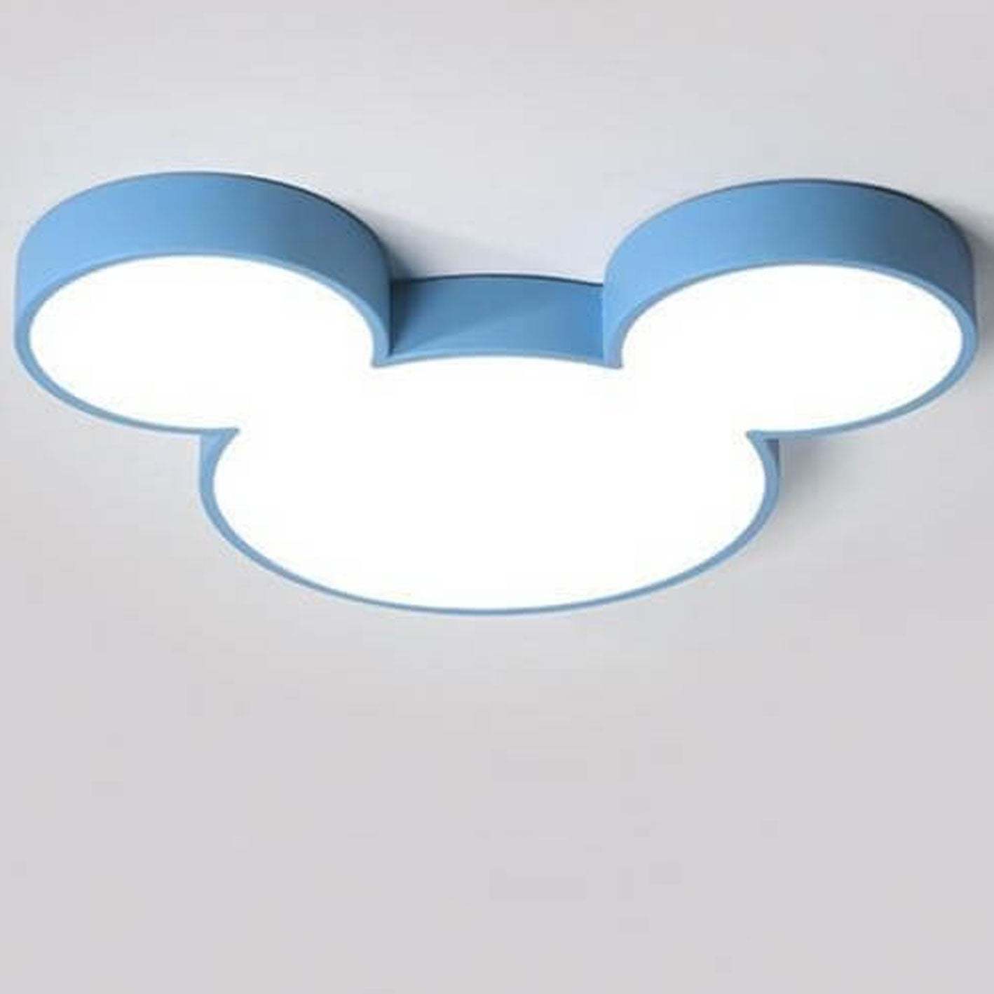 Cartoon Mouse Slim LED Flush Mount Light