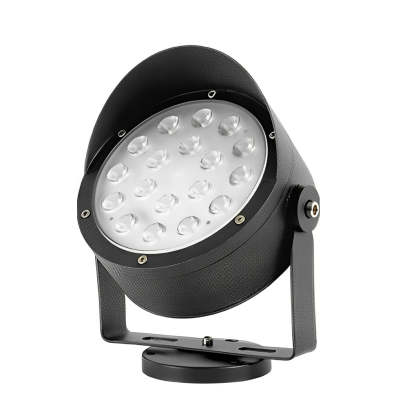 Adjustable Anti-Slip Black Modern Outdoor Spotlight