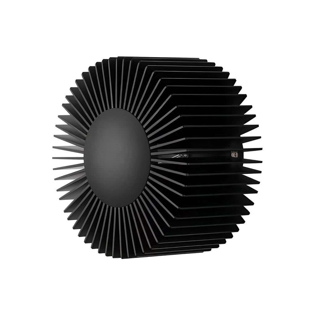 Round Sun Flowers LED Creative Decor Aluminum Modern Wall Light Fixture-Lighom