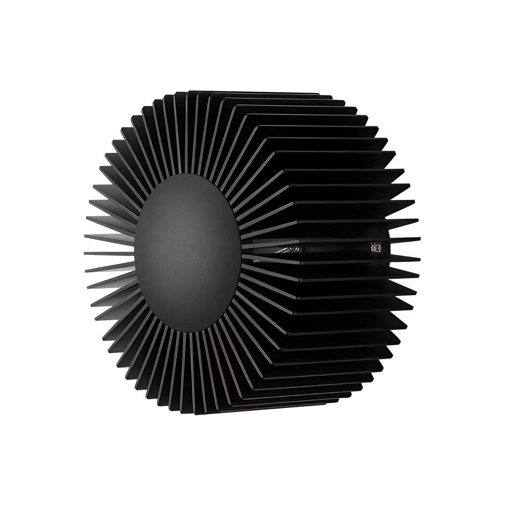Round Sun Flowers LED Creative Decor Aluminum Modern Wall Light Fixture-Lighom