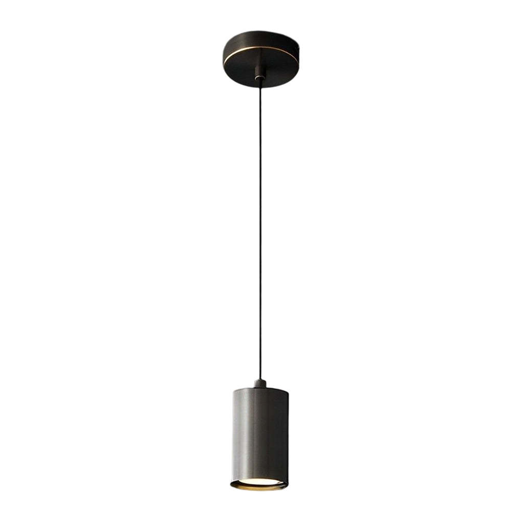 Cylindrical Minimalist Copper Nordic Pendant Spotlight