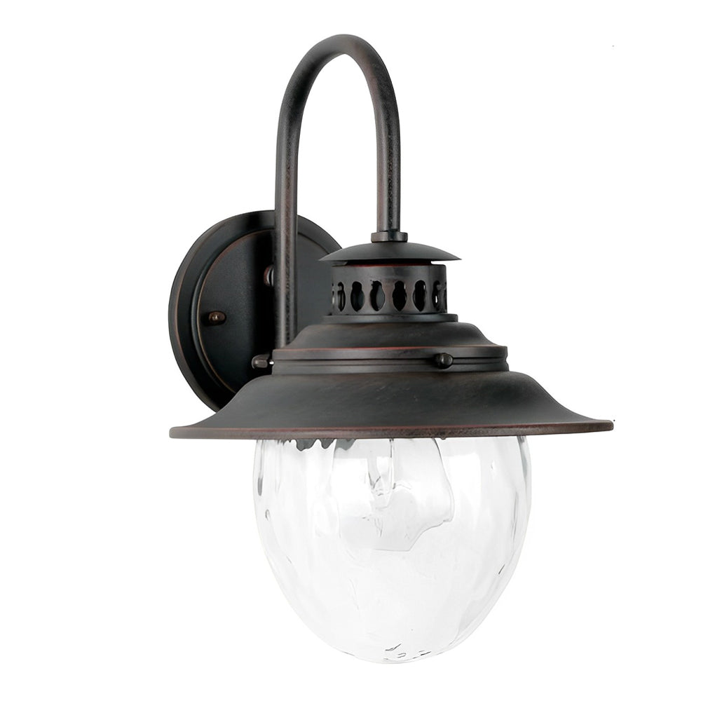 Creative Glass Metal LED Waterproof Modern Outdoor Wall Lamp Wall Sconce Lighting-Lighom