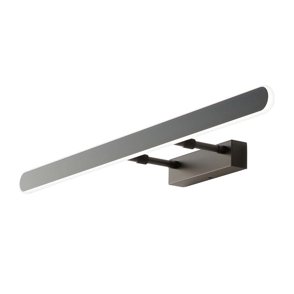 Minimalist Matte Black LED Acrylic Bathroom Vanity Bar
