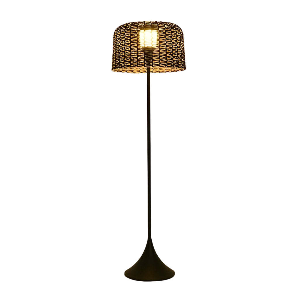 1-light Mesh Outdoor Floor Lamp-Lighom