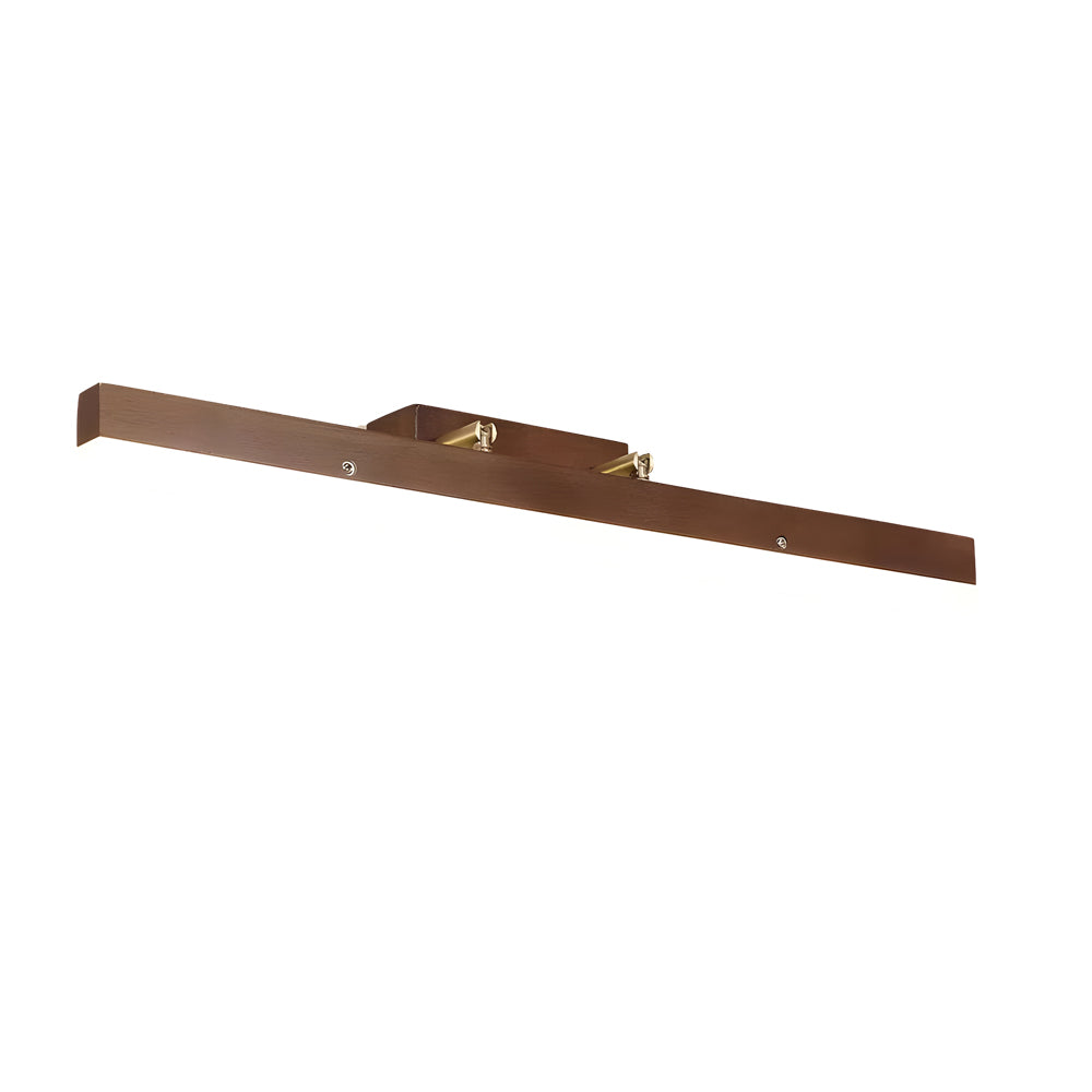 31" Walnut LED Warm White Modern Bathroom Vanity Light