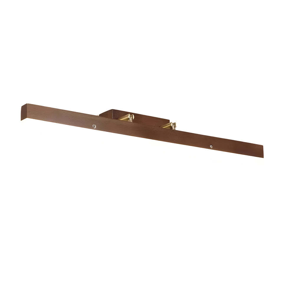 31" Walnut LED Warm White Modern Bathroom Vanity Light