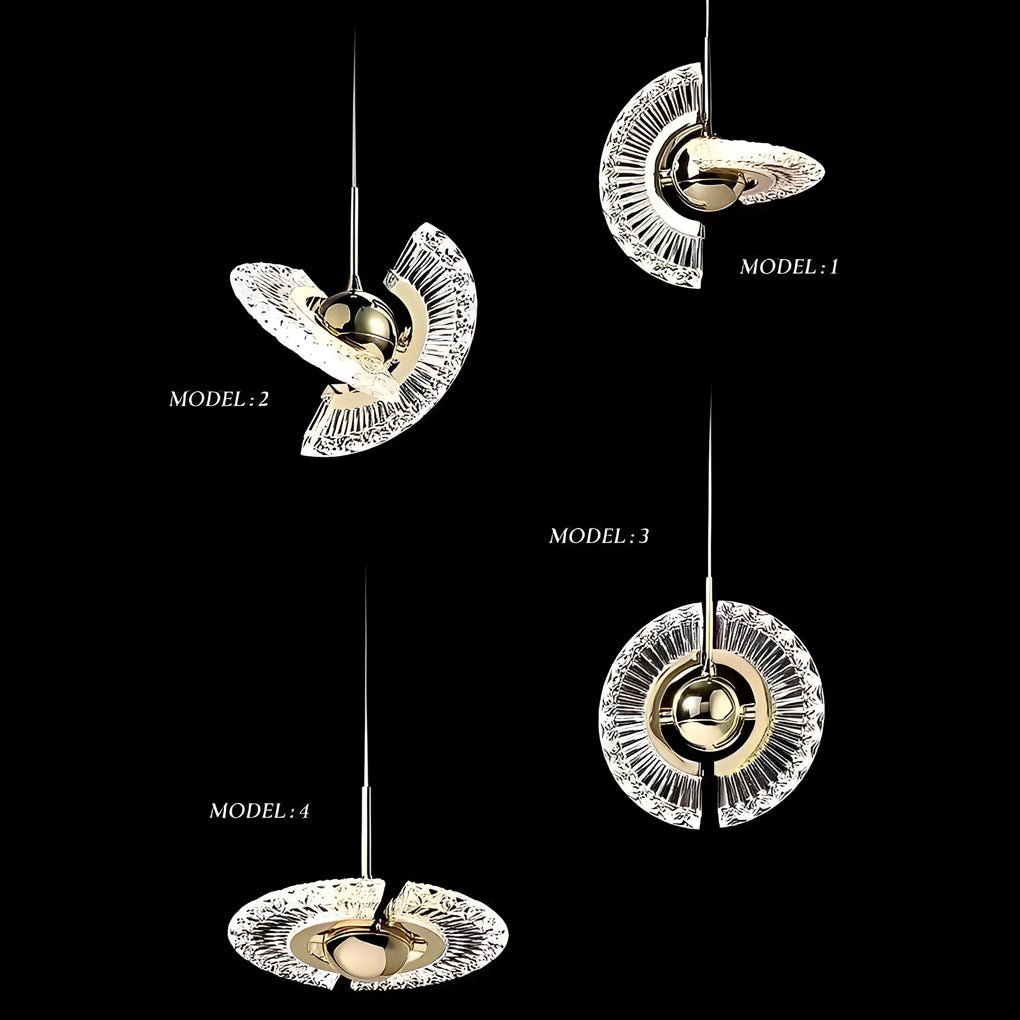 Adjustable Circle LED Nordic Pendant Lighting Hanging Lamp Island Lights-Lighom