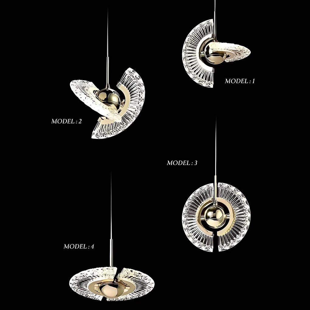 Adjustable Circle LED Nordic Pendant Lighting Hanging Lamp Island Lights-Lighom