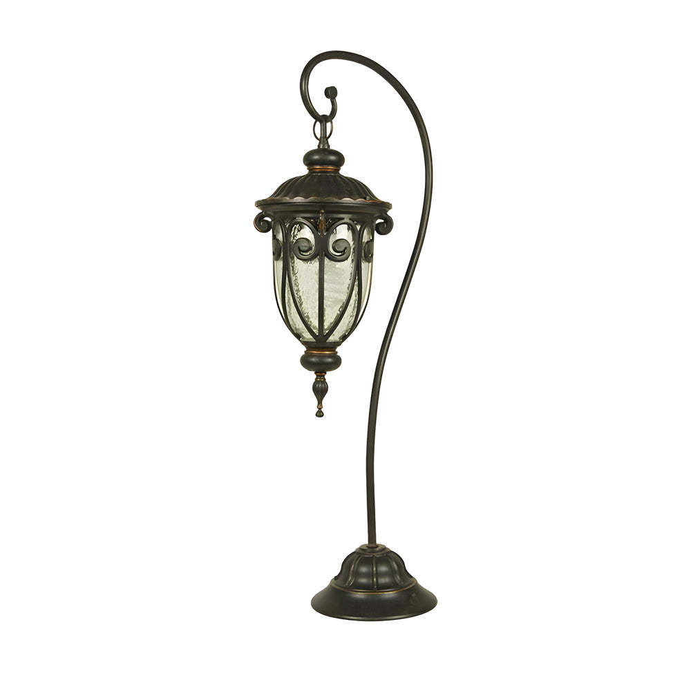 Waterproof Lantern Raindrops Glass Shade European Outdoor Lawn Lights-Lighom