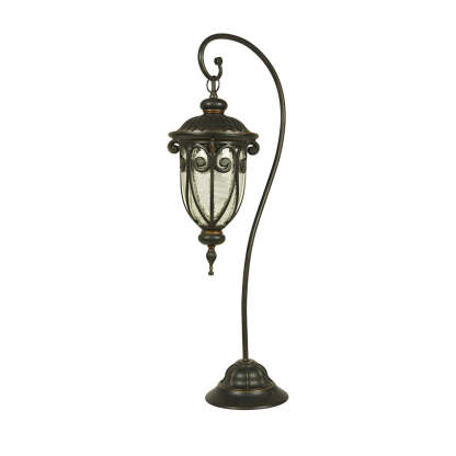 Waterproof Lantern Raindrops Glass Shade European Outdoor Lawn Lights-Lighom