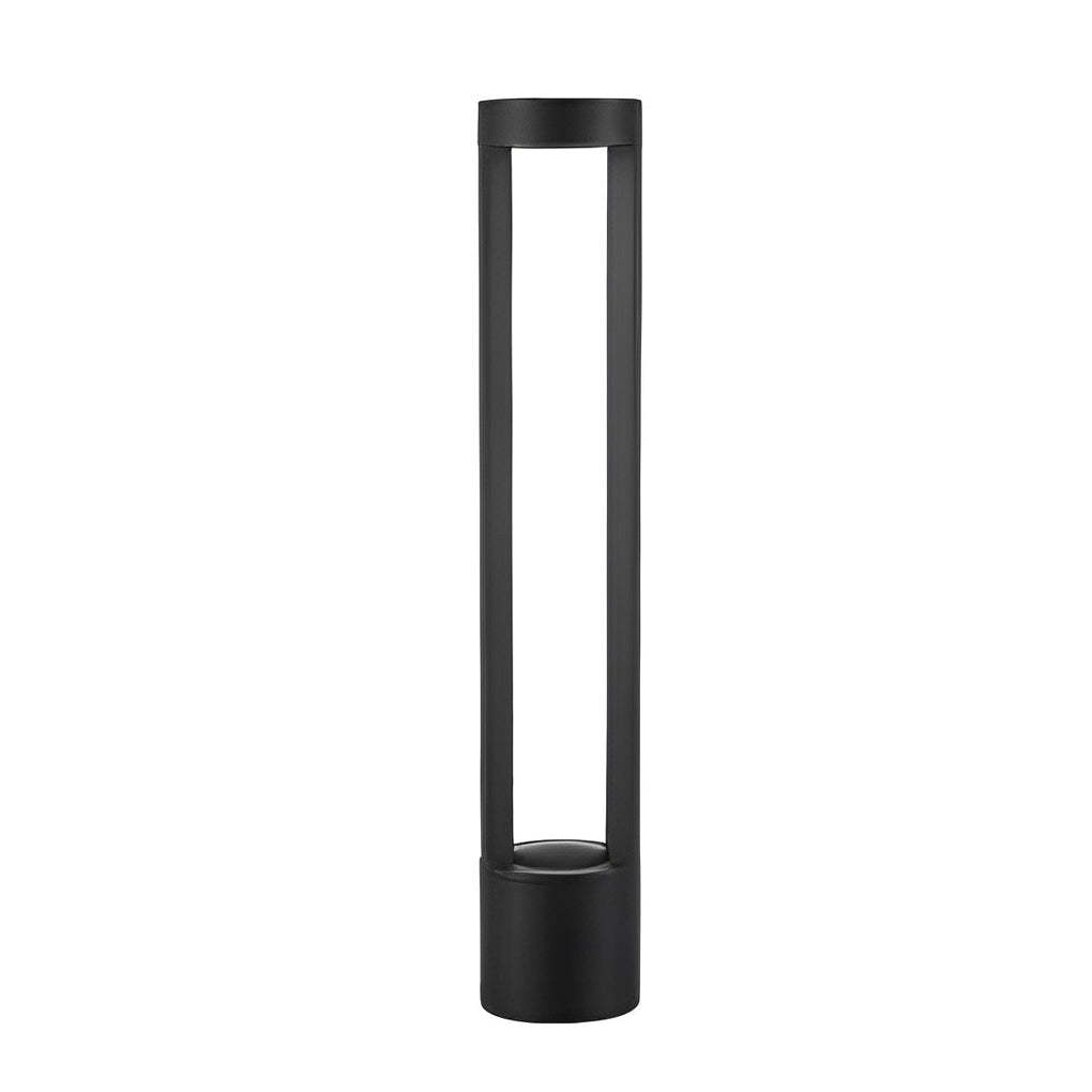 Round Waterproof IP65 LED Aluminum Black Modern Outdoor Pathway Lights-Lighom