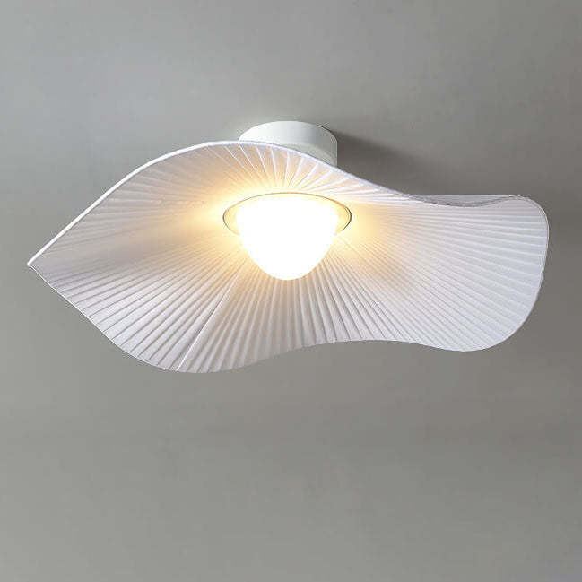 Modern Cloth Lotus Leaf LED Ceiling Light