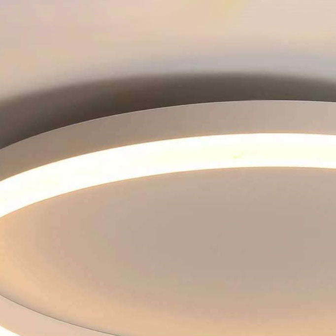 Nordic Circle Ring Iron Acrylic LED Flush Ceiling Light