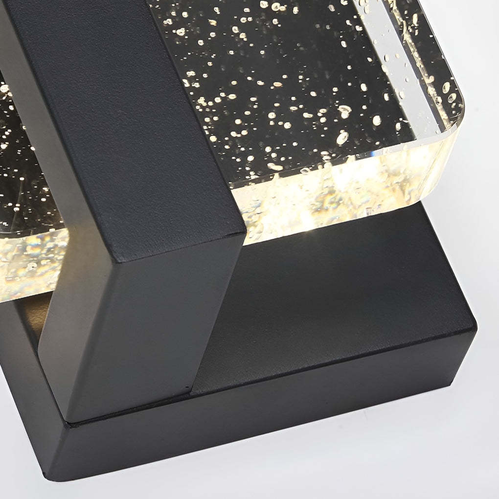 Crystal Modern Outdoor Wall Sconce