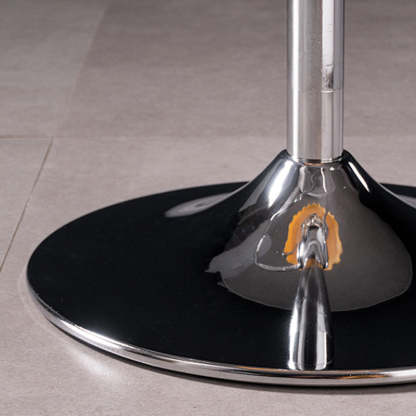 Contemporary Beer Bottle Cap Plastic Swivel Bar Stool