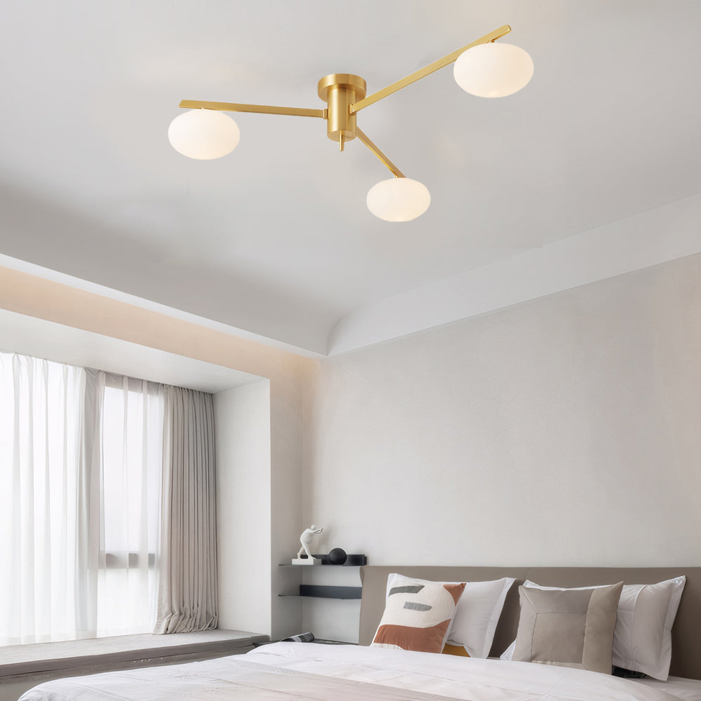 Semi Flush Mount Jasper Ceiling Lamp