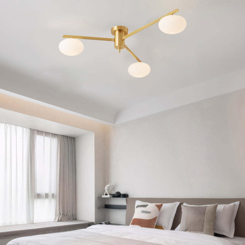 Semi Flush Mount Jasper Ceiling Lamp