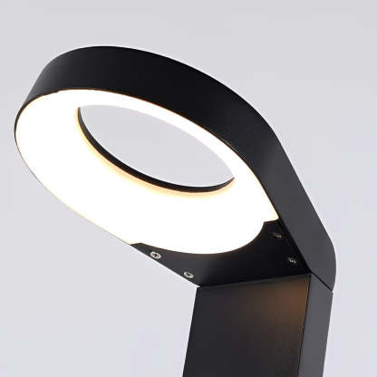 Minimalist Aluminum Waterproof LED Black Modern Lawn Lamp Outdoor Lights-Lighom