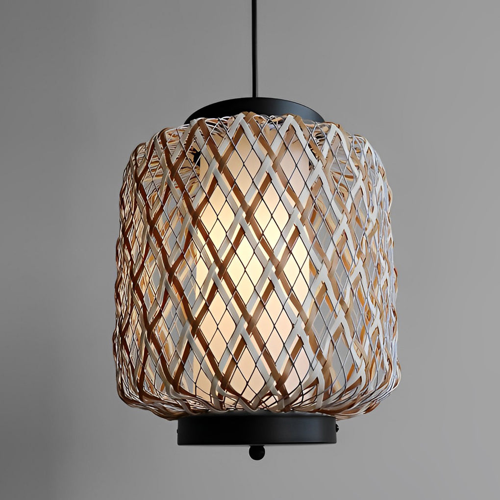 Rattan Waterproof Rustic Modern Outdoor Chandelier Pendants Ceiling Lights-Lighom